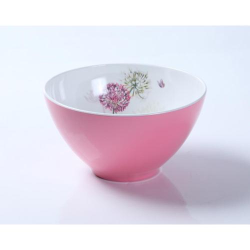 melamine round salad bowl unbreakable