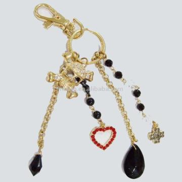 Fashion Skull Keyring