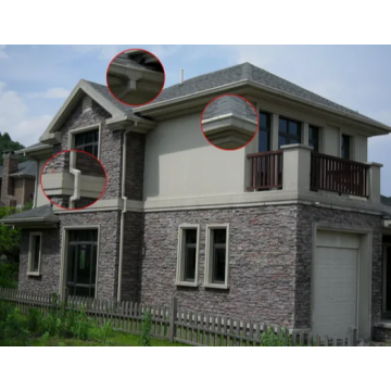 OEM Luxury Glamping Tent Drainage Systems White Gutters