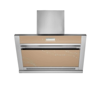 3-Speed Soft Touch Switch 900mm Home Use Range Hood with Square Chimney