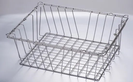 Sterile goods baskets for transport storage
