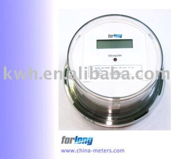 Single phase ANSI Round ( Socket) Energy Meter (LCD version)