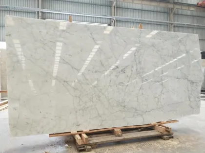 Italian White Marble Slab Bianco Carrara white marble