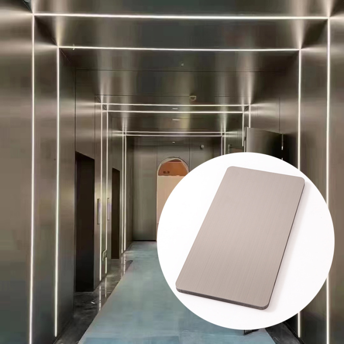 Tấm xốp PVC màu bề mặt kim loại 8 mm