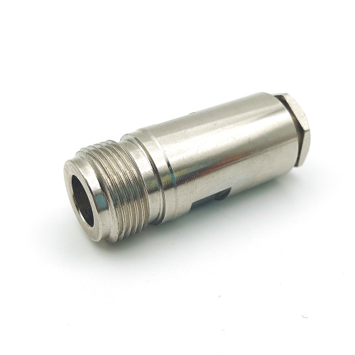 Straight N Female Clamp/Solder Coaxial Cable Connector