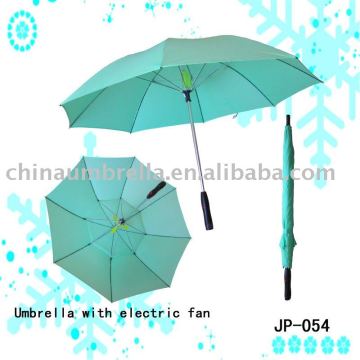 Golf electric fan umbrella in 27 inch