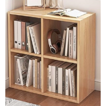 Wood Open Display Floor Bookshelf Storage Organizer Library