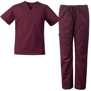Jonathan Uniform OEM Professional Comfy Simple V Neck Cotton Polyester Polyester ชุดเครื่องแบบ: ตัวเลือกที่สมบูรณ์แบบสำหรับความสะดวกสบายและสไตล์ในการดูแลสุขภาพ