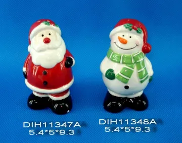 Christmas Decorative Ceramic Salt and Pepper Shakers Set