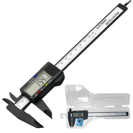 Factory Direct Plastic Digital Vernier Calipers - 150mm Measuring Tool