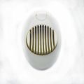 Kitchen Stainless Steel Egg Slicer With Plastic Handle