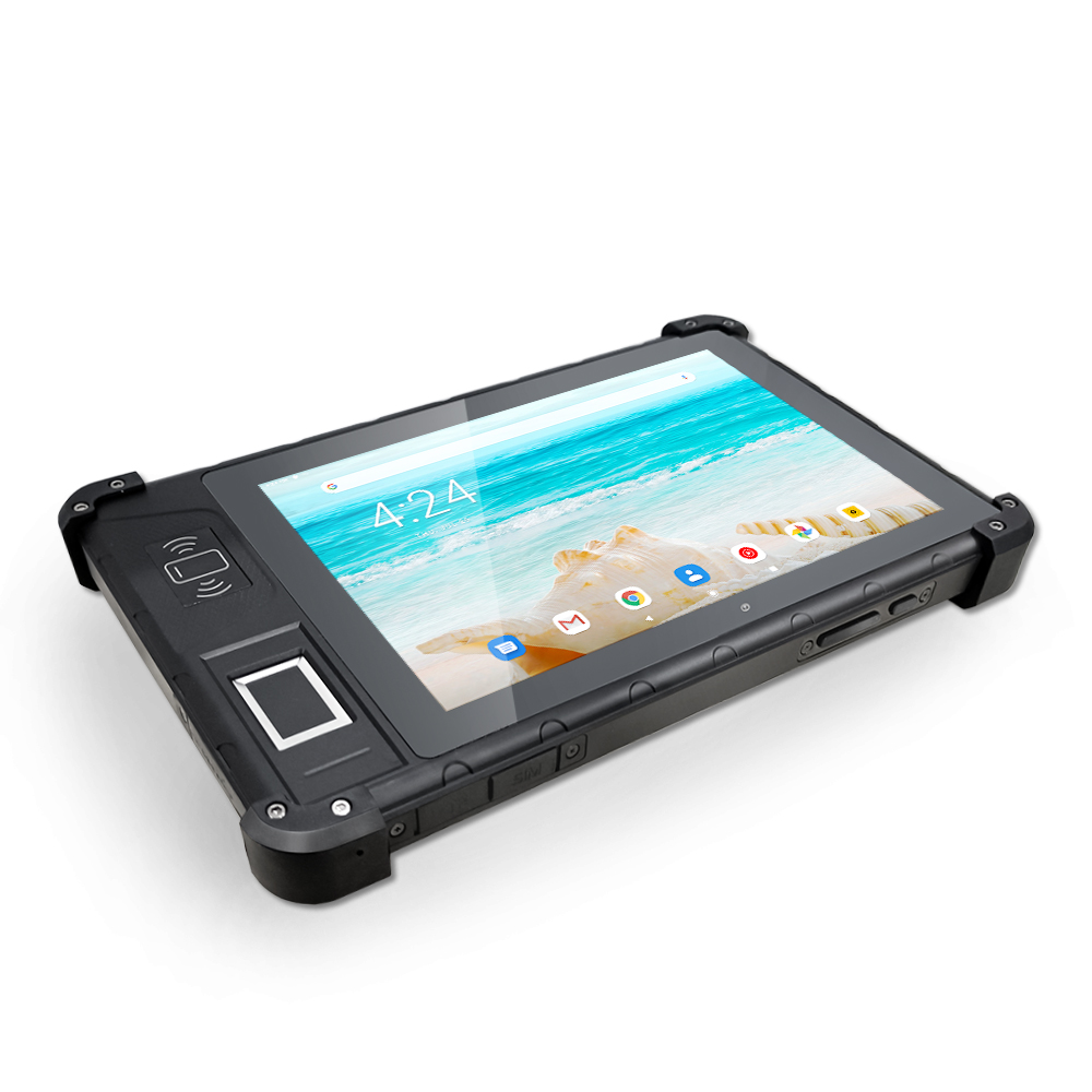 Tablet portatile Android con lettore di impronte digitali