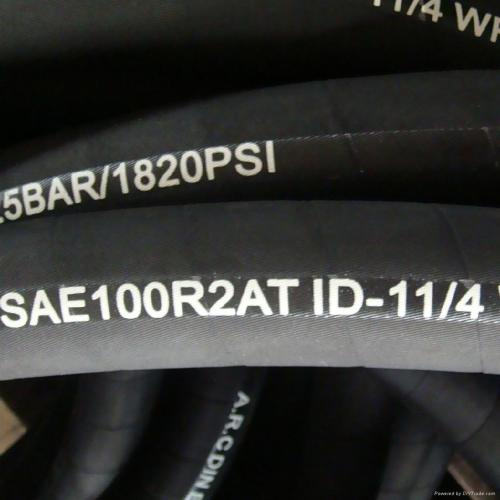 Flexible SAE100r2, DIN20022 Rubber Hydraulic Hose