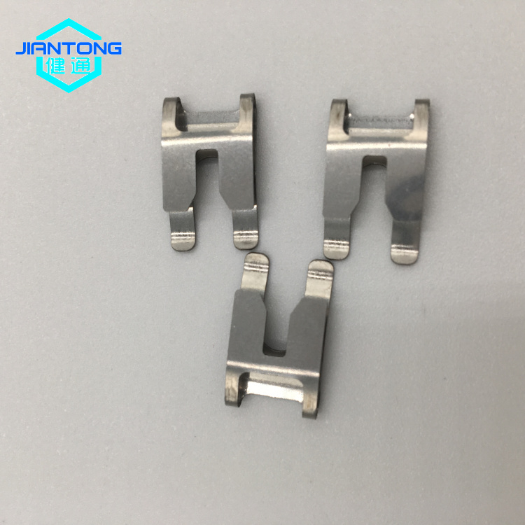 small bended stainless steel spring clips for electrics