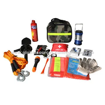 4x4 Recovery Emergency Kits with Vehicle Fire Extinguisher/Cable Ties for Off-road Cars,4WD/SUV/Jeep
