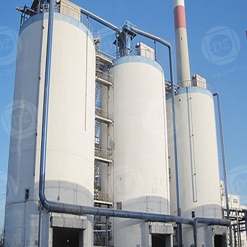 Silos stalowy typ typu ugryzienia na sól