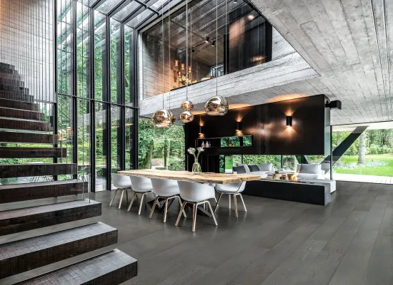 Solid wood flooring oak floor modern interior wooden