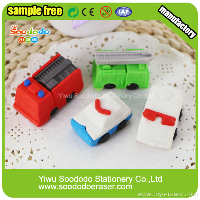 PVC Bag Eraser Kids Toy Shaped 3D Eraser