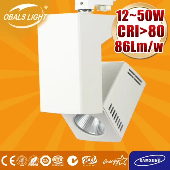new 2014 home product 50w shop window ul led track light wall mounted led track lighting