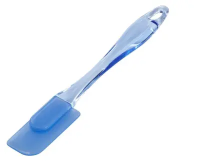 light blue color silicone utensil set turner spatula