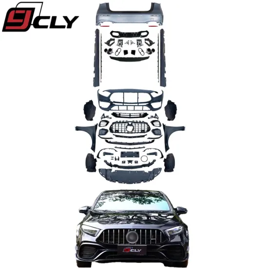 CLY Car Wide Body Kit for Mercedes-Benz A-Class W177 A45s AMG Bumpers and Grill