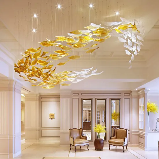 Luxury Hotel Glass Chandeliers & Pendant for Large Project Customization