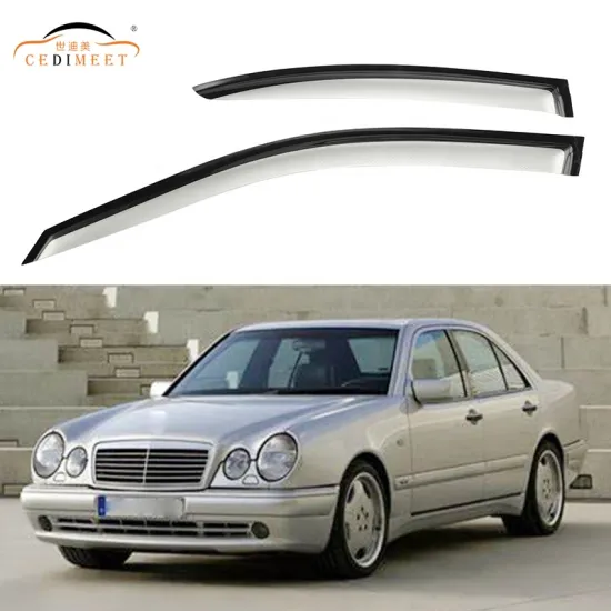Auto Accessories for Benz W210: Acrylic Window Wind Deflectors and Sun Visors (1996-2002)