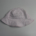 Crianças Cotton Poplin Dot Print Floppy Hat