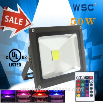 IR/DMX rgb led flood light 50w