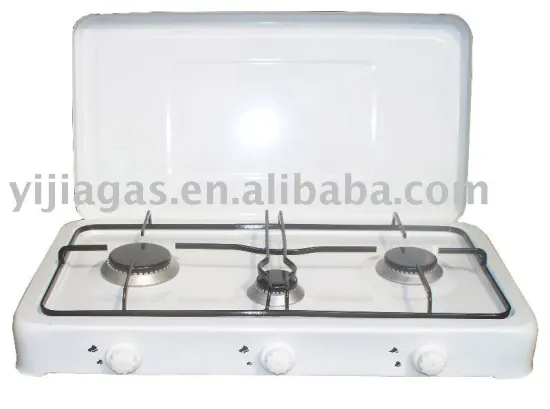 Three Burners Table Gas Cooker Top Stove (JK-003C)