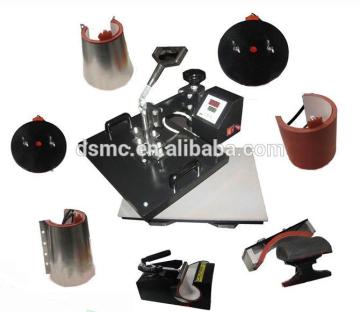 Newest 8 IN 1 Heat Press Machine For T-shirt, cup,mug