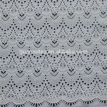 Polyester Lace Fabric For Girls Dress