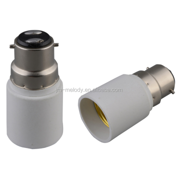 B22 to E27/E26 Lamp Socket Converter Adapter for LED Bulbs