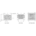 ETD49 24v dc to 220v ac led transformer