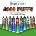 Authentic 4000 puffs RandM Ghost Disposable vape Cigarette