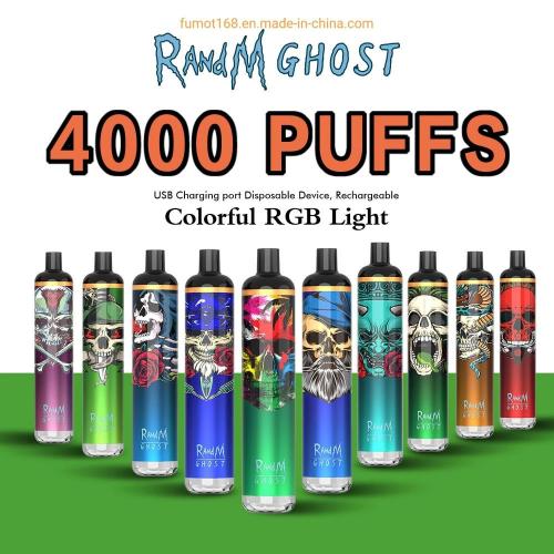 オリジナルのRandm Ghost 4000 Puffs使い捨て蒸気