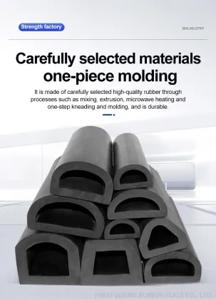 P/U/B/D-shaped marine anti-collision rubber strip