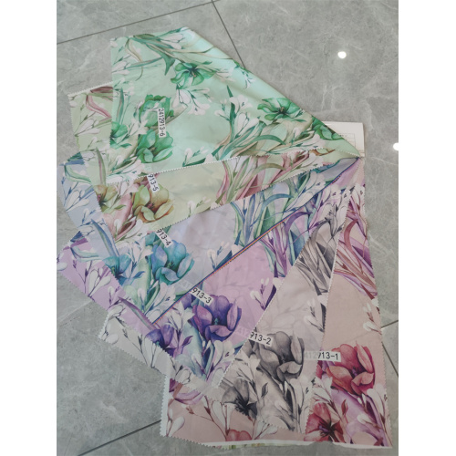 Digital Printed Thin Velvet Fabric For Summer Dress