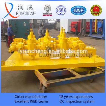 high Pressure well test drilling manifold