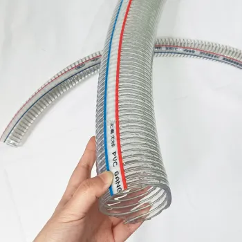 High Quality PVC Steel Wire Reinforced Hose for Industrial Washing Machines
