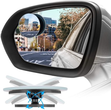 Adjustable 360 Degree Convex Round Parking Mirror for Cars - Blind Spot Mirror 3R