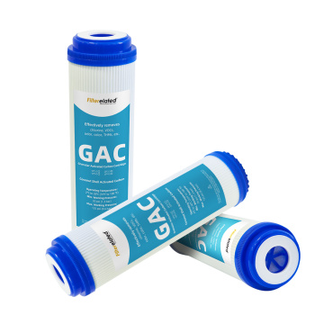 Melhor filtro de água de carbono ativado Cartucho de filtro GAC