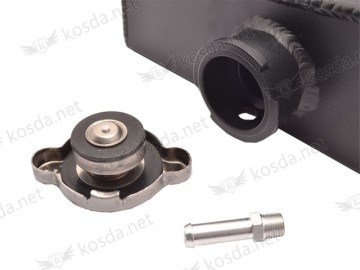 2JZ 2JZGTE Aluminum Radiator Coolant Overflow Can Tank With Radiator Cap.