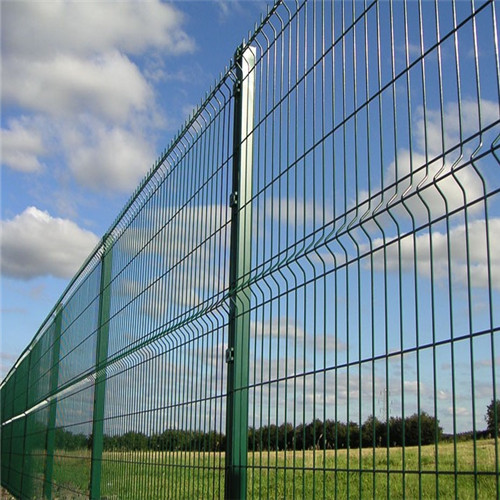 3D PVC coated welded wire mesh fence panels