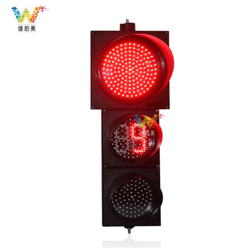 Roadside countdown combination LED warning traffic light
