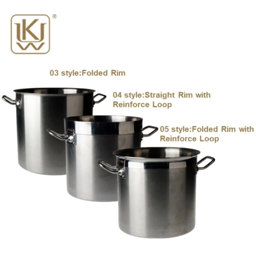 High quality stainless steel stock pots