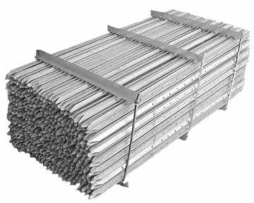 Steel Y Post Star Picket Fence