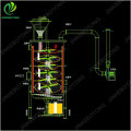 Organic salt disc continuous dryer