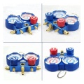 Mg-2-r134a r410a manifold gauge set hvac sistem pendingin auto pendingin udara AC pengisian R22 R12 R502 404 AC Gauge