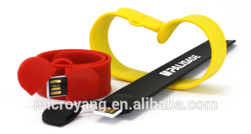 Hot Sale Silicone Bracelet Custom USB Drives